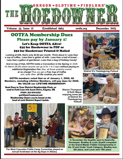 October Hoedowner cover