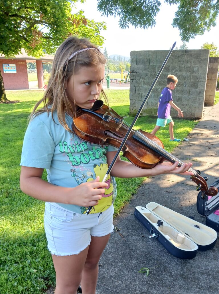 Summer fiddling
