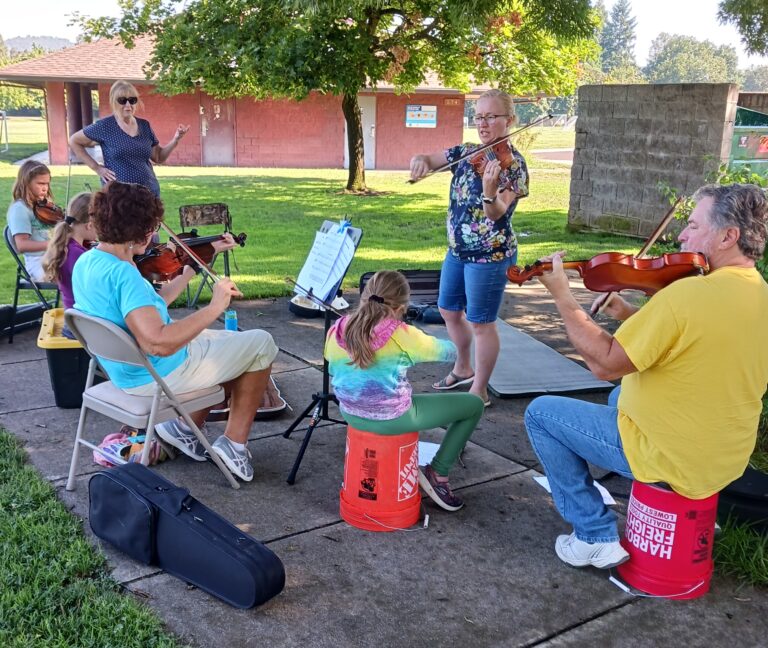 Summer fiddling